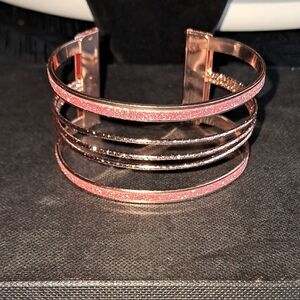 Pink Glitter Multi-Layered Bracelet